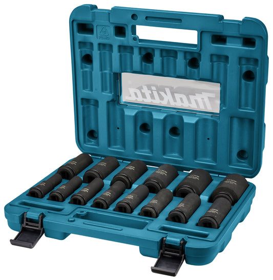 14PCS IMPACT SOCKET SET 81.5mm LENGTH (12.7mm or 1/2""Square Drive)