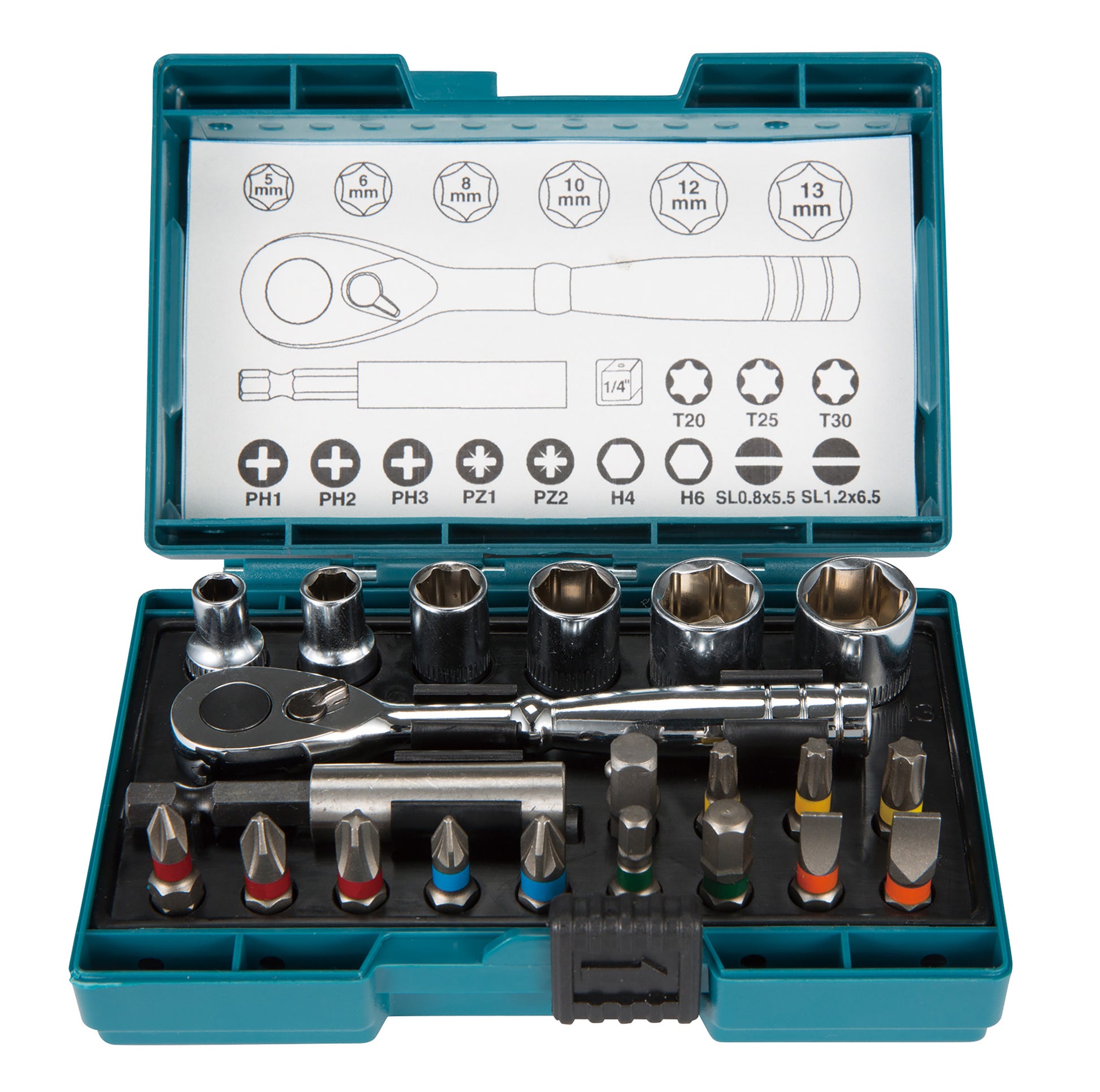 RACHET & SCREW BIT 21PCS