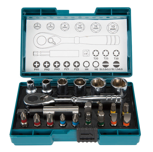 RACHET & SCREW BIT 21PCS