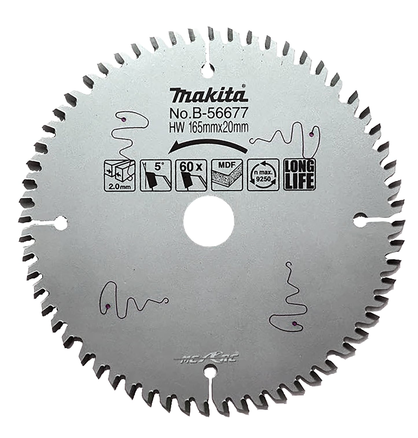 T.C.T Saw Blades for Wood - 165mm