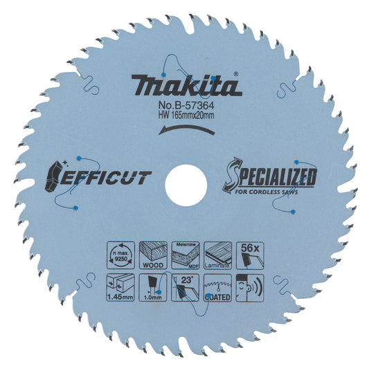 T.C.T Saw Blades for Wood - 165mm